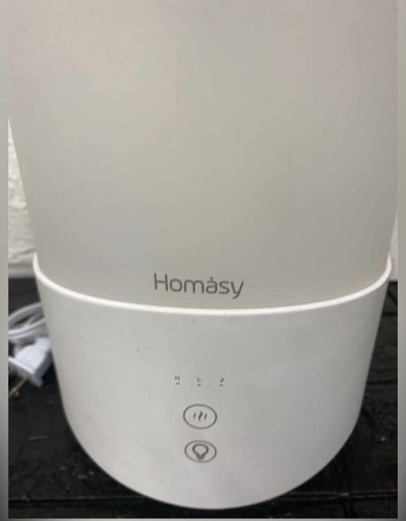 Homasy Room Air Humidifier (Category: Air Purifiers & Dehumidifiers) located in Pasay City. Submitted by meostore (Listing ID 1144682457, Image 2). Description: 😃😁 PLEASE READ CAREFULLY 🛒 ✅ Good Condition ✅ 110V AND NEEDS STEP DOWN TRANSFORMER (SEE PICTURE FOR WATTAGE) ✅ US QUALITY AND BRAND ✅ WITH BOX ✅ NO ISSUE UNLESS STATED IN THE POST ‼️ PM FOR MORE DETAILS ‼️.