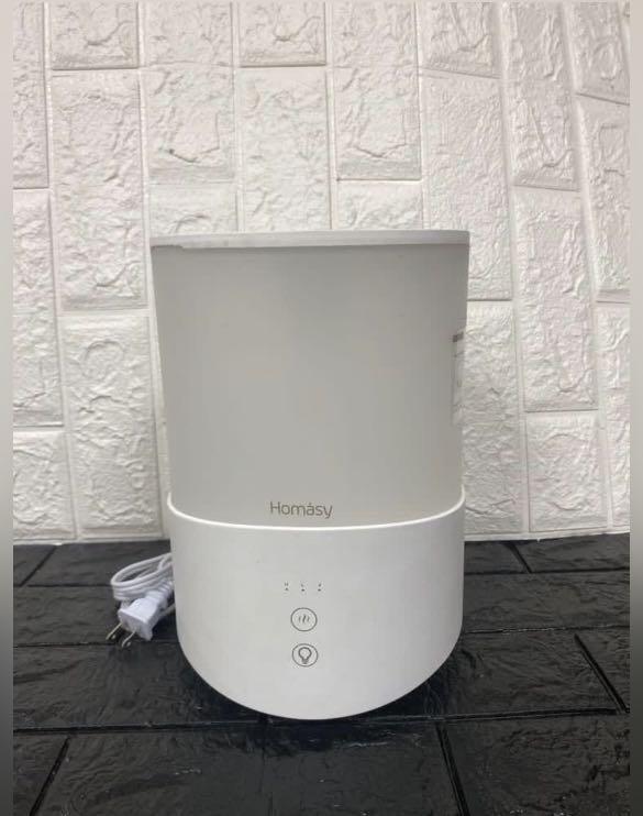 Homasy Room Air Humidifier (Category: Air Purifiers & Dehumidifiers) located in Pasay City. Submitted by meostore (Listing ID 1144682457, Image 1). Description: 😃😁 PLEASE READ CAREFULLY 🛒 ✅ Good Condition ✅ 110V AND NEEDS STEP DOWN TRANSFORMER (SEE PICTURE FOR WATTAGE) ✅ US QUALITY AND BRAND ✅ WITH BOX ✅ NO ISSUE UNLESS STATED IN THE POST ‼️ PM FOR MORE DETAILS ‼️.