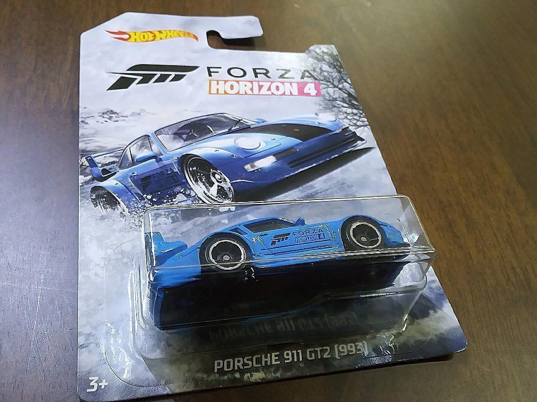  Hot Wheels Forza Horizon 4 Porsche 911 GT2 [993] 6/6, Blue :  Toys & Games