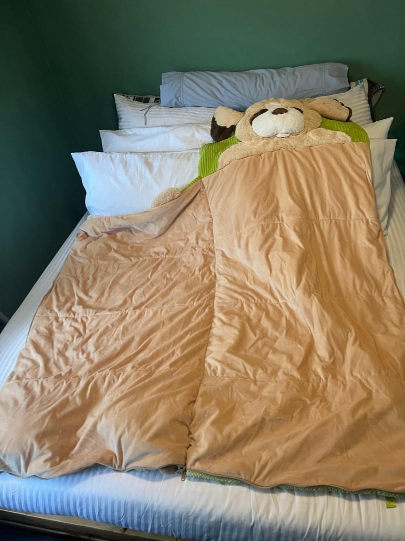 Hugfun Kids Sleeping Bag, Furniture & Home Living, Bedding & Towels on