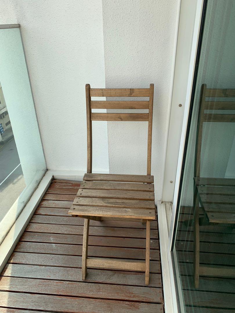 IKEA Askholmen Outdoor chair and table, Furniture & Home Living