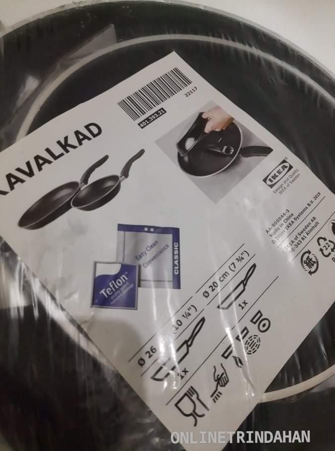 IKEA Kavalkad Teflon pans set, Furniture & Home Living, Kitchenware