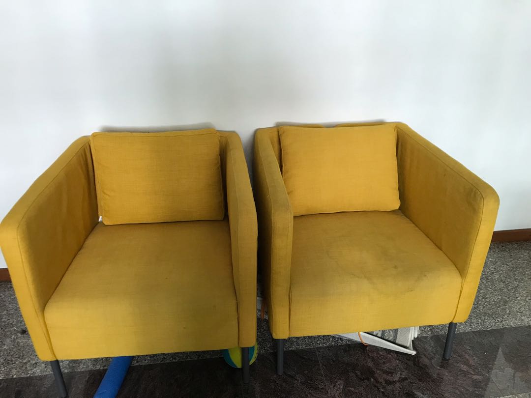Ikea sofa chairs, Furniture & Home Living, Furniture, Chairs on Carousell