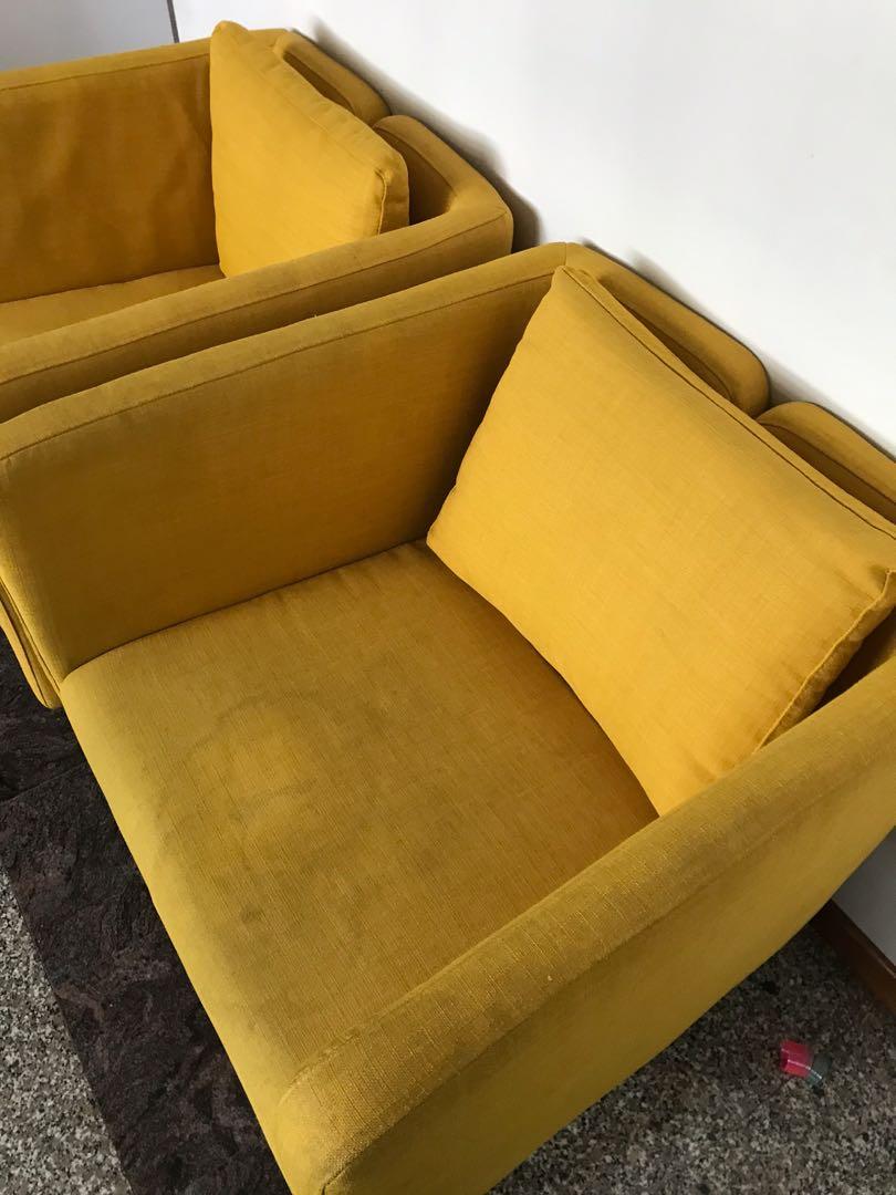 Ikea sofa chairs, Furniture & Home Living, Furniture, Chairs on Carousell