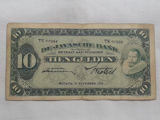 Indonesia Nederlandsch-Indie Muntbiljet 1 Een Gulden 1940 ...