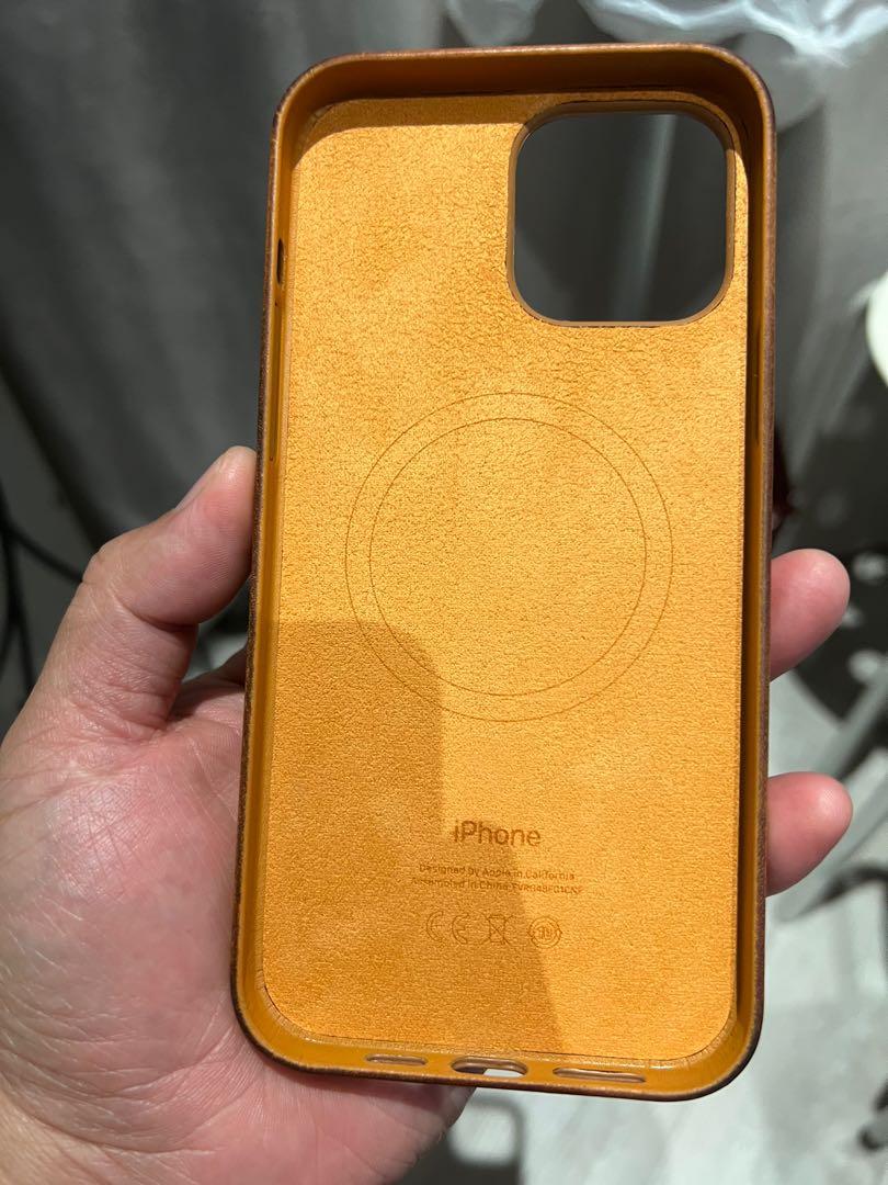 iPhone 13 Pro Max Leather Case with MagSafe Golden Brown, Mobile Phones & Gadgets, Mobile