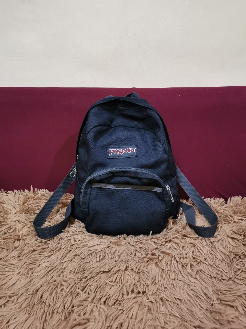 small black jansport backpack