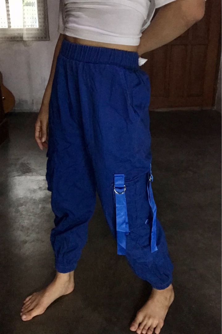 Jogger Pants blues S, Fesyen Wanita 