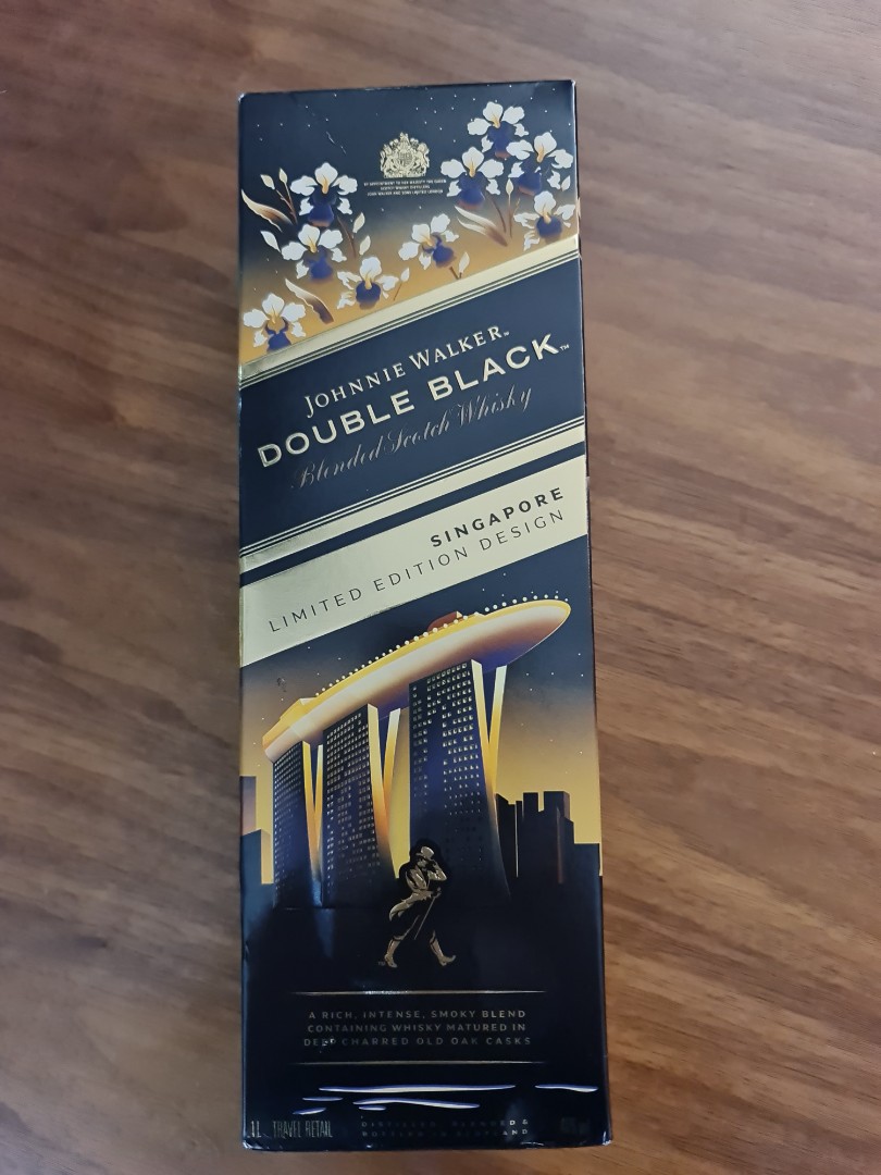 Johnnie walker double black Singapore edition, Food & Drinks ...