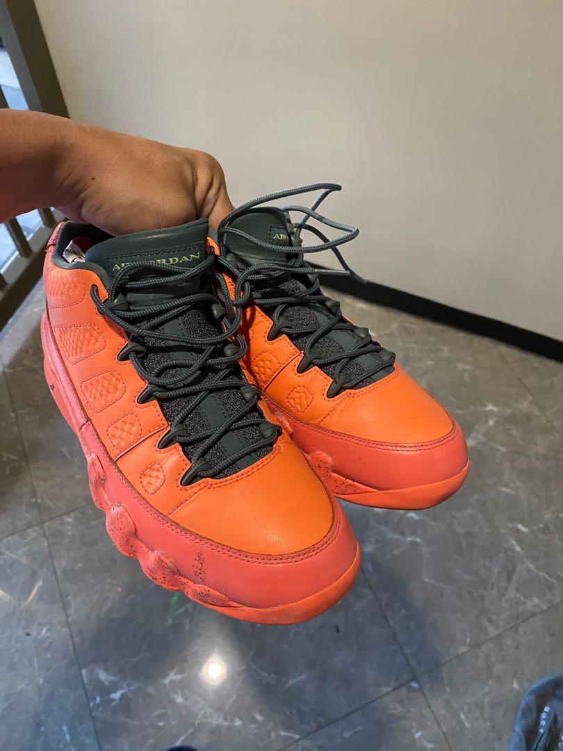 Jordan 9 bright top mango