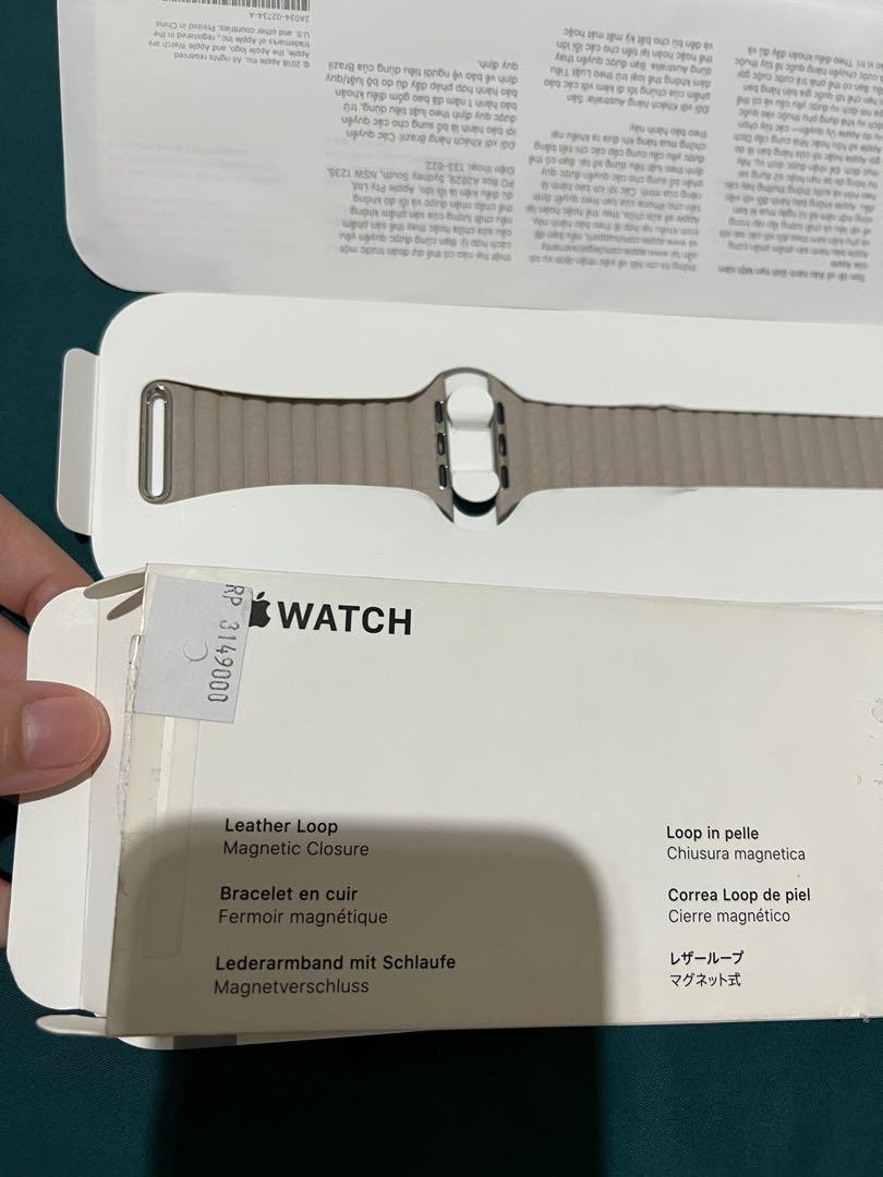 JUAL RUGI salah beli Apple Watch Leather strap new size 44