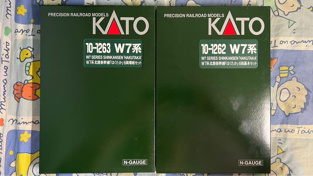 純正直販KATO　10-1262　10-1263　W7系北陸新幹線「はくたか」６両基本セット＋6両増結セット 新幹線