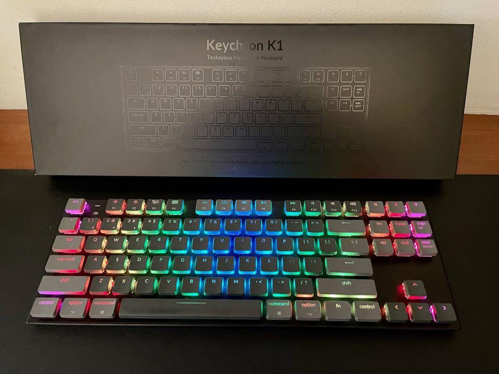 Keychron K1 Mechanical Keyboard w/ RGB Backlight for Mac and Windows