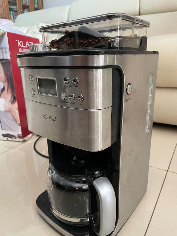 Klaz Coffee Maker with Grinder Kitchen Appliances di Carousell