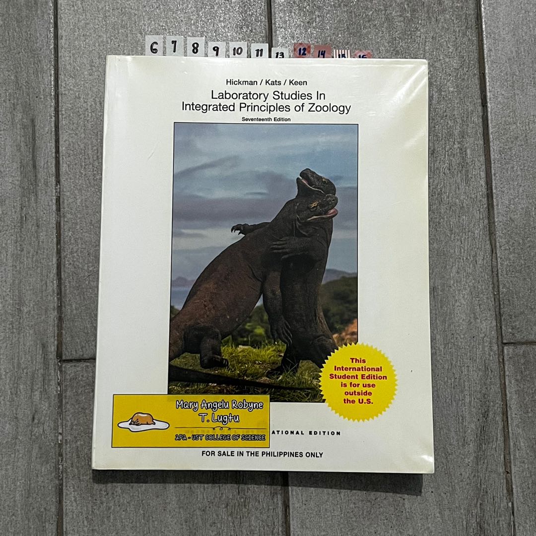 Laboratory Studies in Integrated Principles of Zoology Book 17th