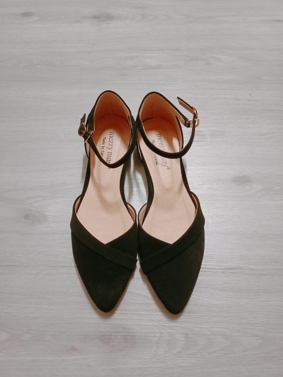 Dressy flats shop with ankle strap