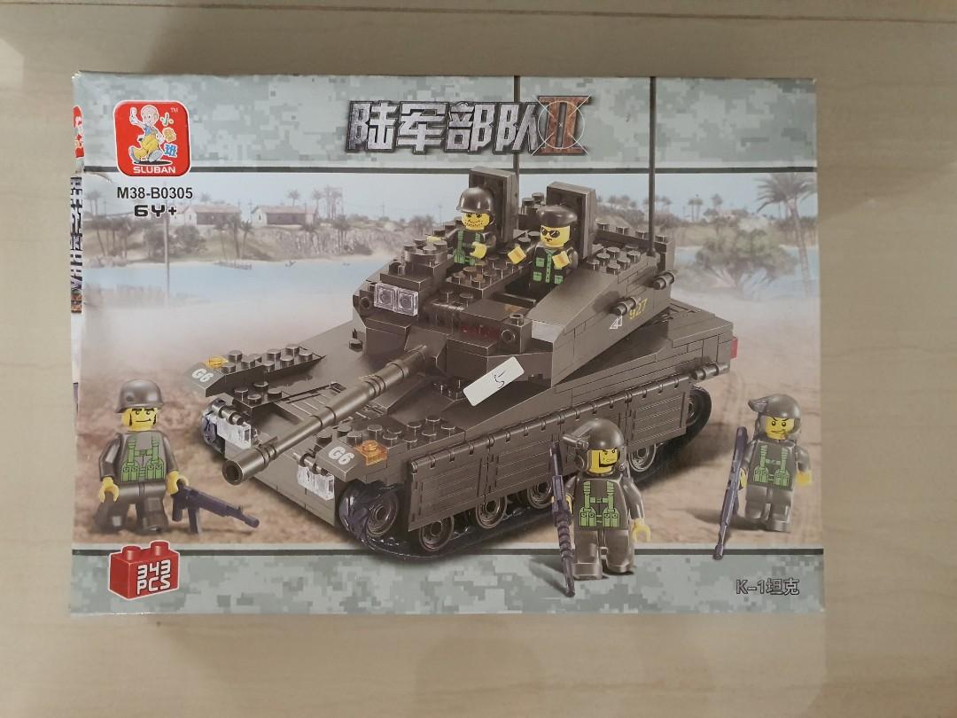 Lego Army Tank play set. 343 pieces. Age 6 onwards Hobbies Toys Toys Games on Carousell