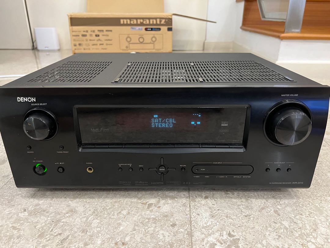 Lelong Denon AVR 2310 in Good Working Condition, Audio, Soundbars
