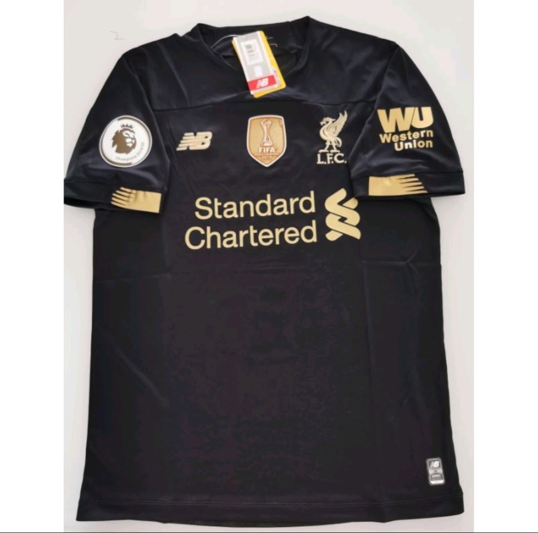 Liverpool black sale champions league jersey