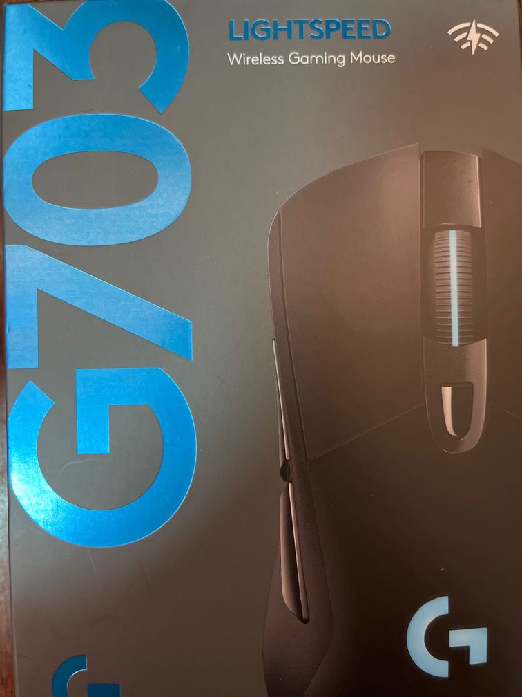 Logitech G703滑鼠mouse 配最新hero 25k 電腦 科技 電腦周邊及配件 電腦滑鼠及相關產品 Carousell