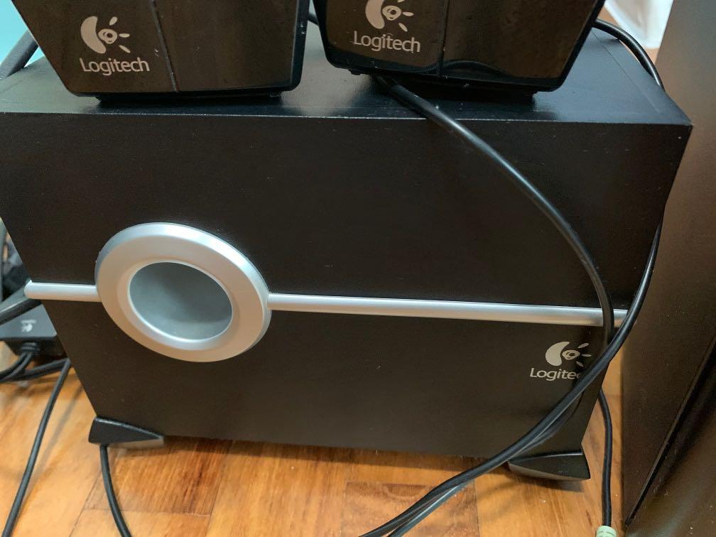 Logitech speaker system z103 clearance