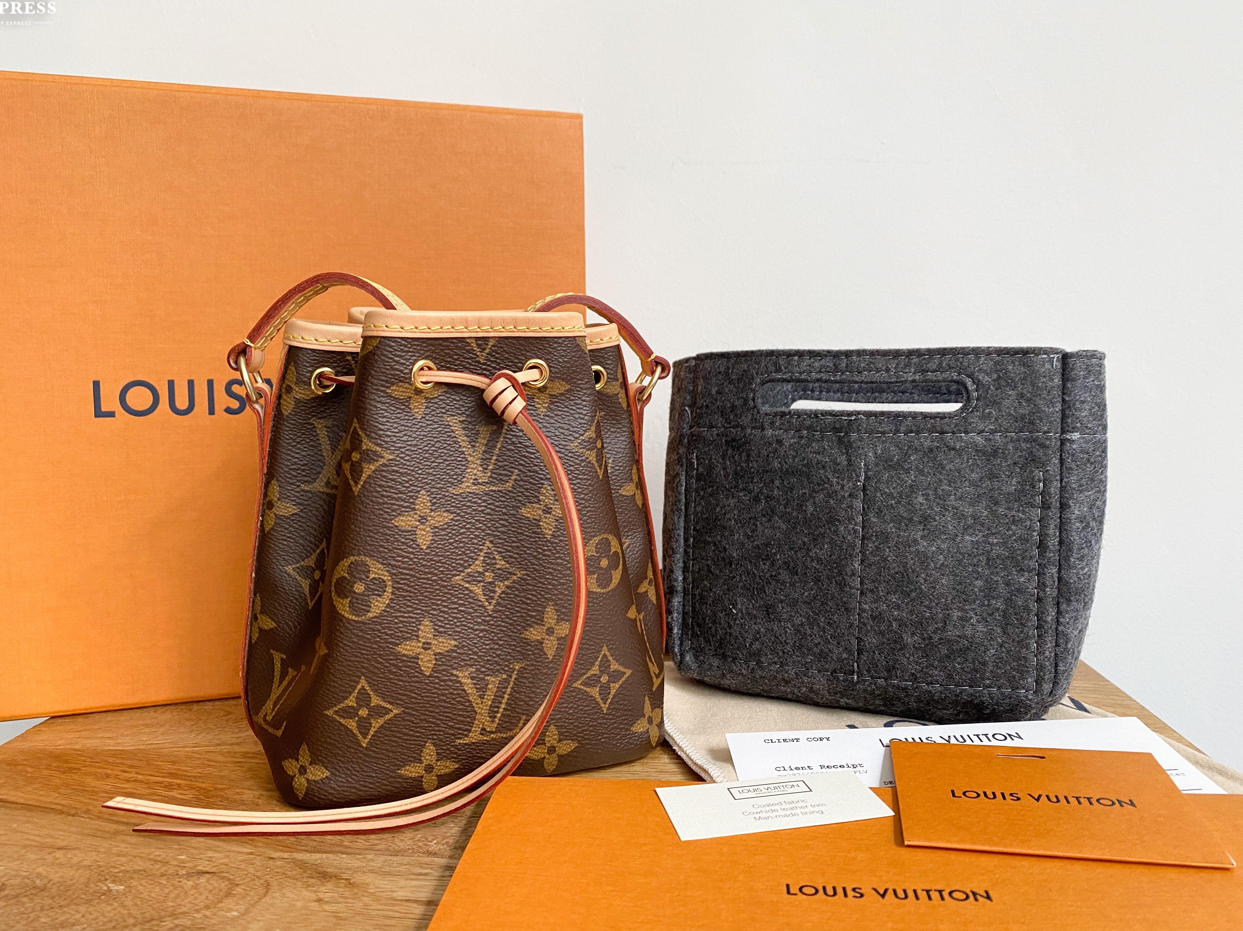 Lv Nano Noe Monogram, Luxury, Bags & Wallets On Carousell