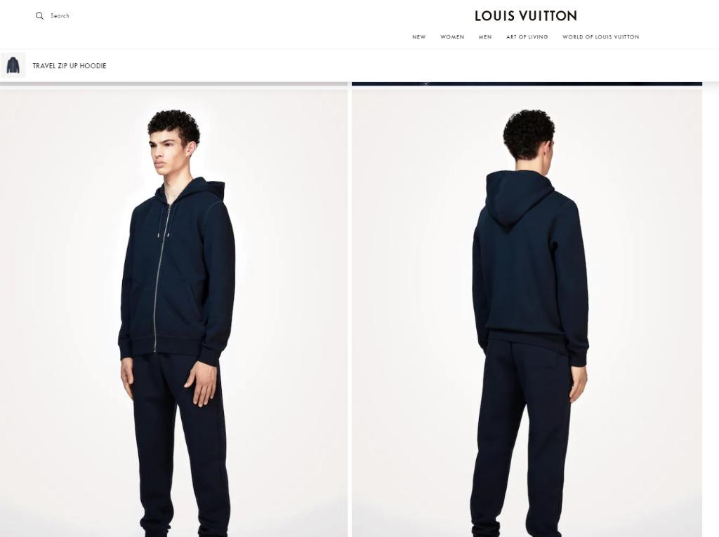 Louis Vuitton Travel Zip Up Hoodie