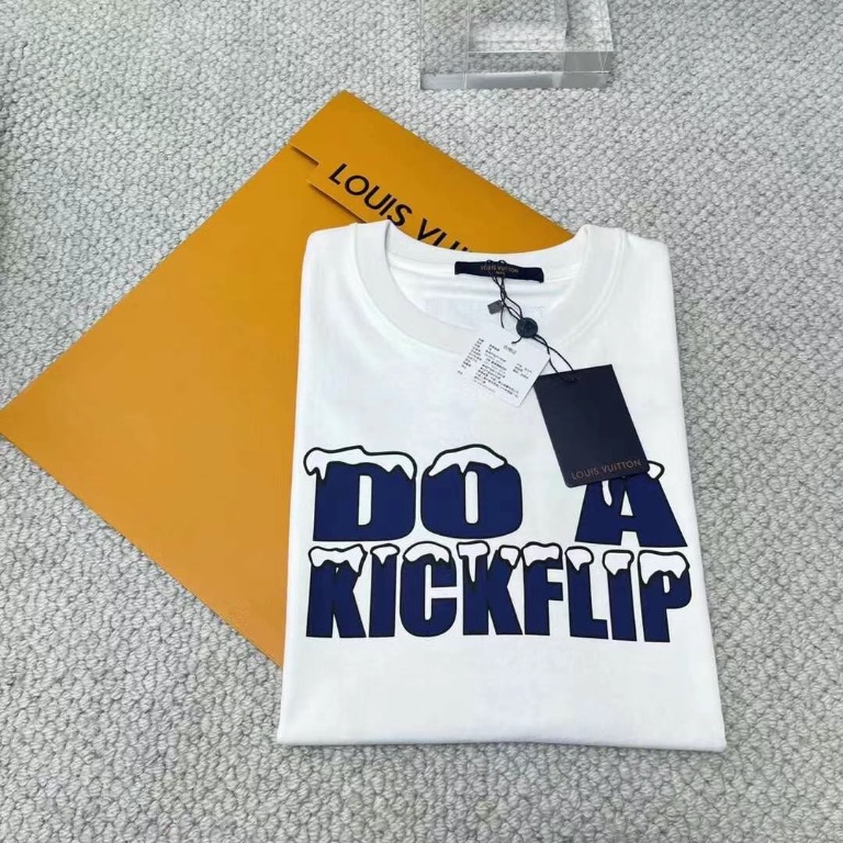 LV Do A Kickflip tee tshirt, Men's Fashion, Tops & Sets, Tshirts & Polo  Shirts on Carousell