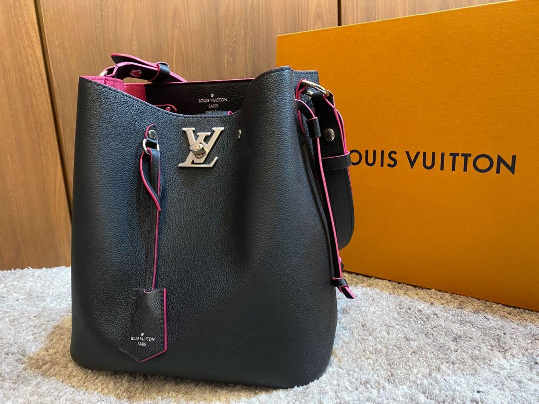 Louis Vuitton Lockme Bucket Bag Leather at 1stDibs  lv bucket bag blue, lv  lockme bucket, louis vuitton lock me bucket