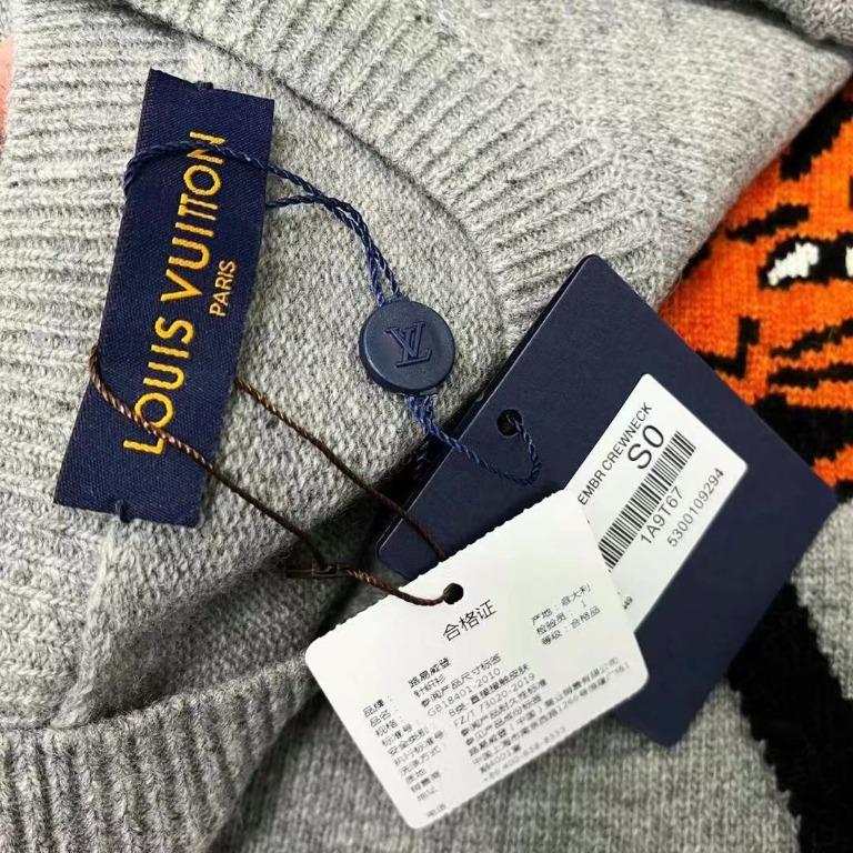 Shop Louis Vuitton TAIGA 2022 SS Tiger Intarsia Pullover (1A9SZM, 1A9SZM)  by DRESSINABUYMA店