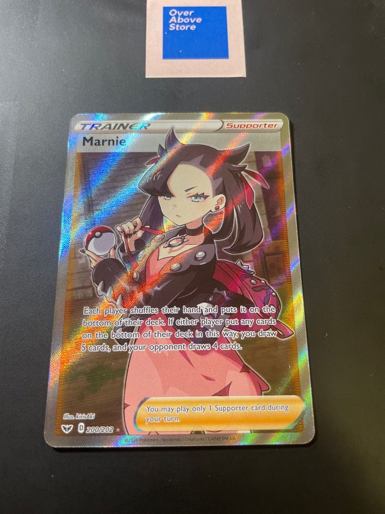 Marnie Full Art 200/202 Secret Rare, Hobbies & Toys, Toys & Games on