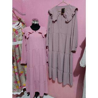 Maxi crincle yuri dusty dan mauve