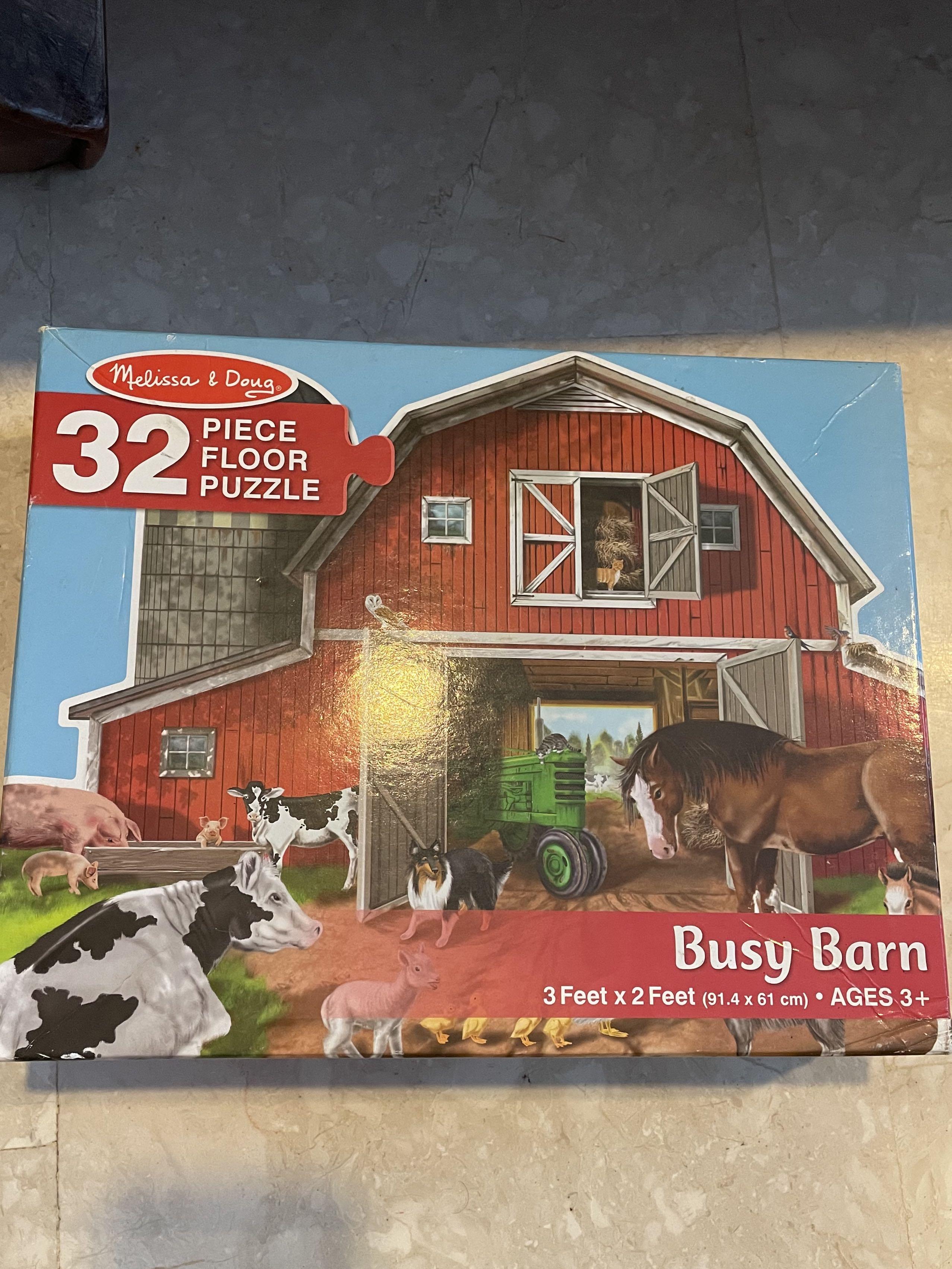 Melissa and doug busy barn puzzle clearance