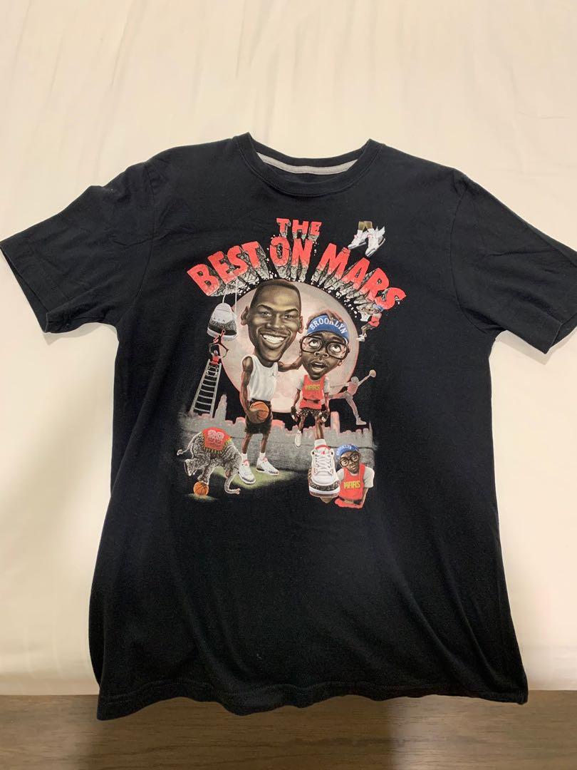 Michael Jordan Best on Mars T Shirt Men s Fashion Tops Sets