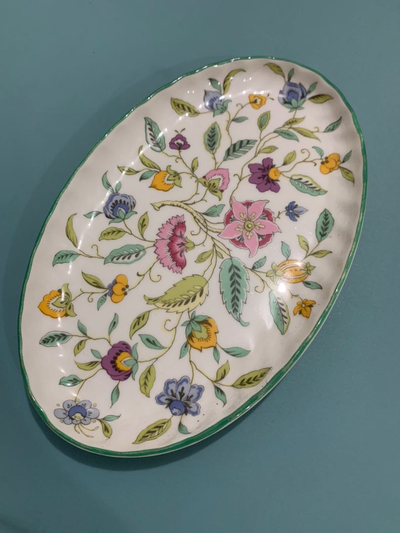 Minton Haddon Hall Oval Dish / Plate, Furniture & Home Living