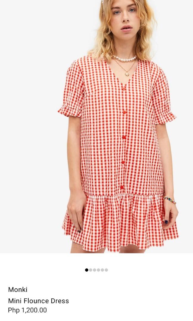 Monki Flounce Dress, Women's Fashion 