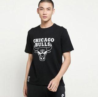 NBA Men Basketball Chicago Bulls T-Shirts Unisex - Black