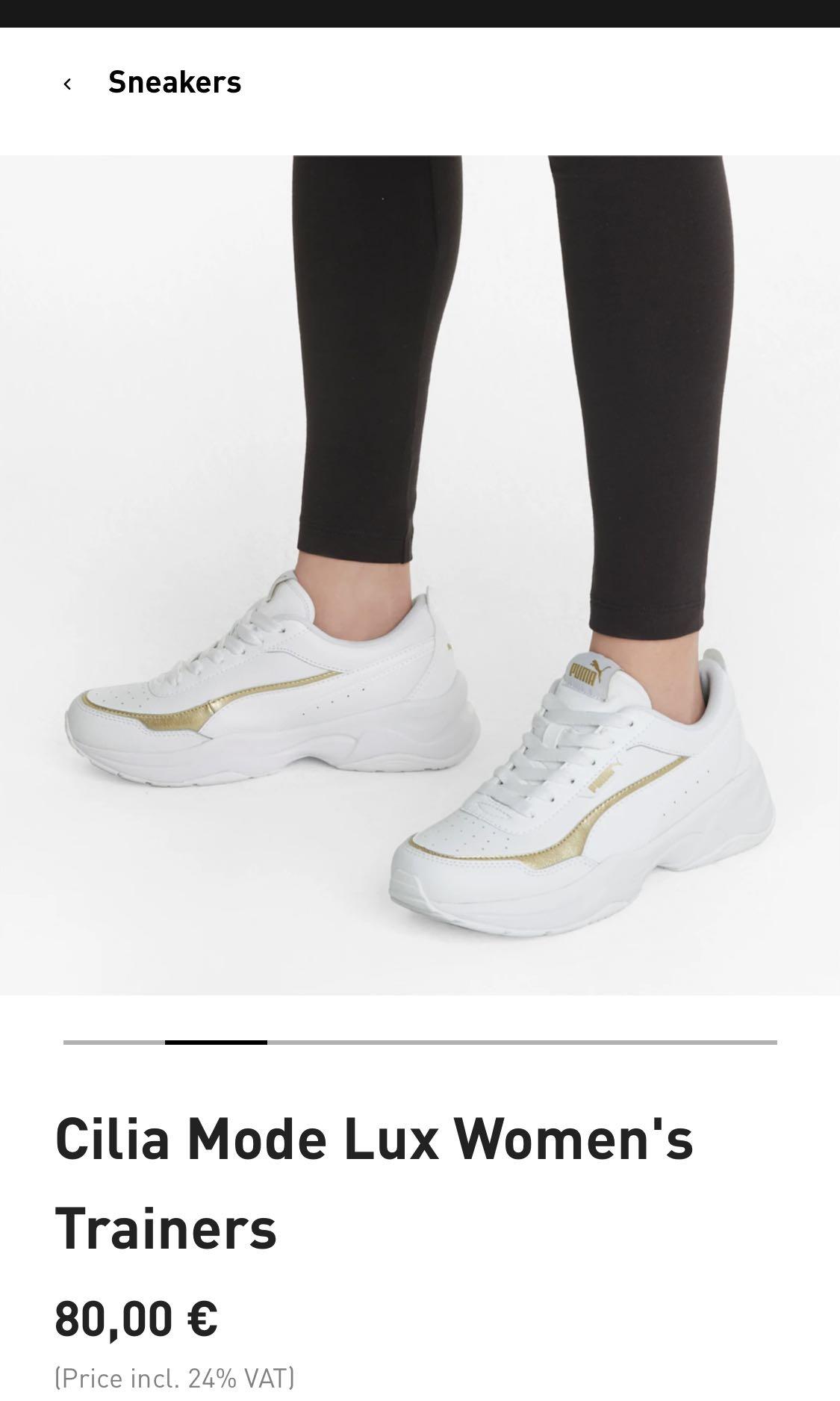 NEW CILIA MODE LUX WOMEN'S TRAINERS PUMA BNIB, Fesyen Wanita, Sepatu di  Carousell