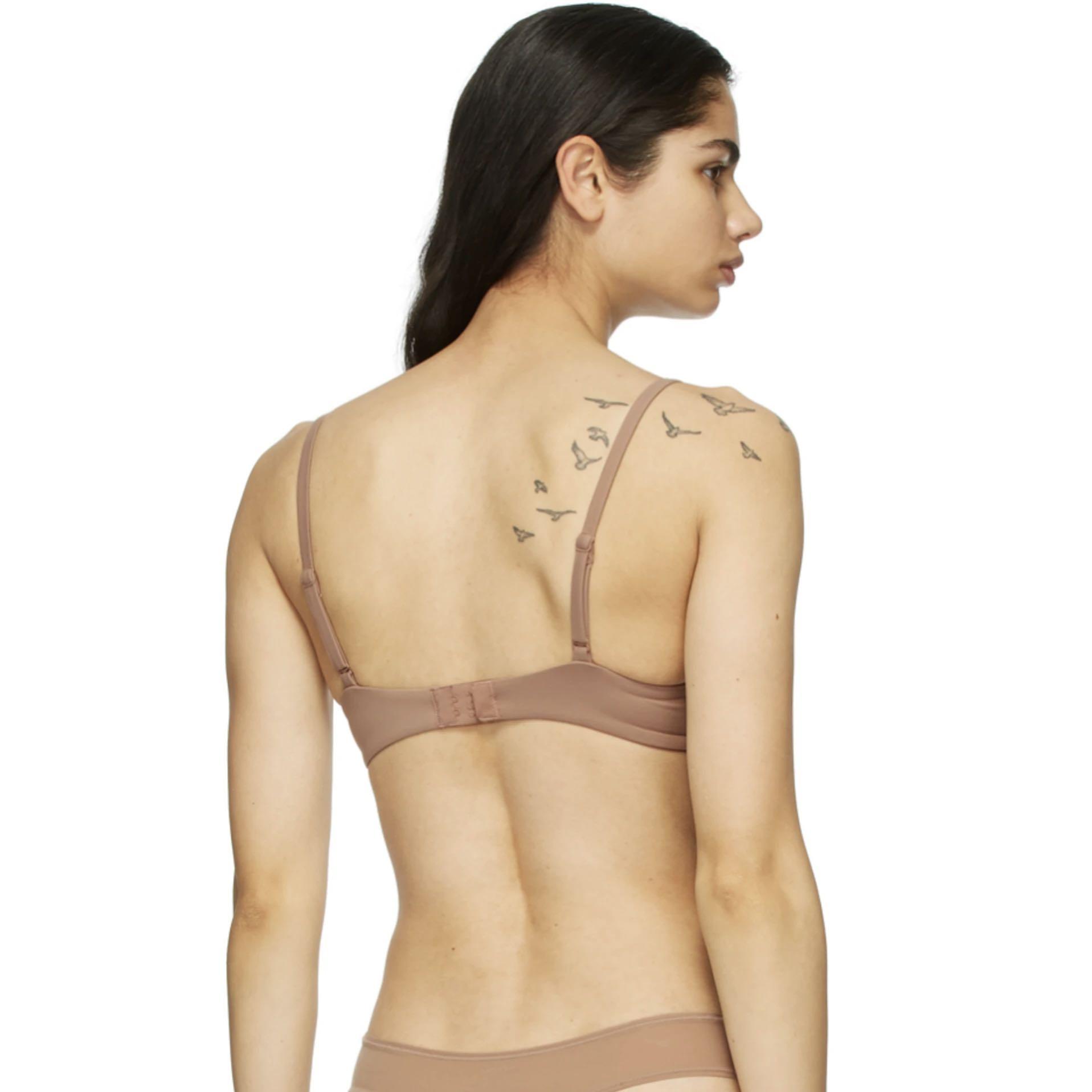NEW Skims Fits Everybody T-shirt Push Up Bra in Sienna, size 32A