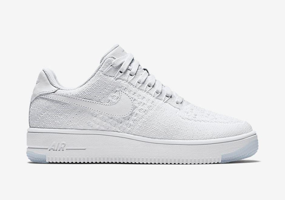 Air force clearance one flyknit white
