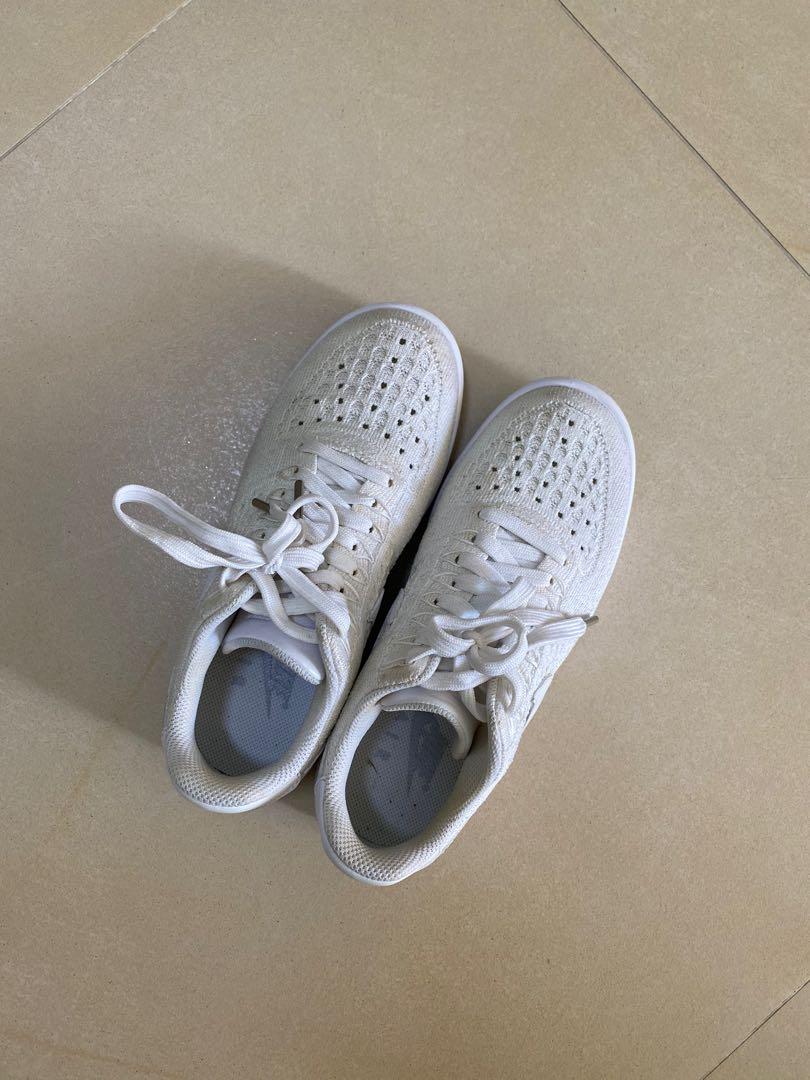 Nike Air Force 1 Flyknit White on White Women, Women's Fashion, Footwear,  Sneakers on Carousell