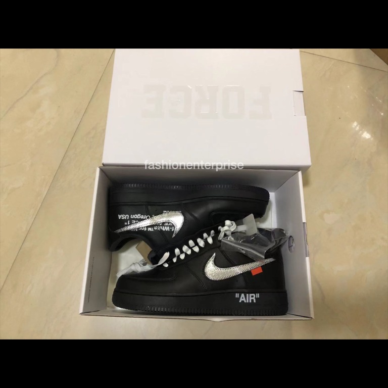 Nike Air Force 1 Low 07 Virgil x MoMa Off White x MoMa Men s Fashion Footwear Sneakers on Carousell