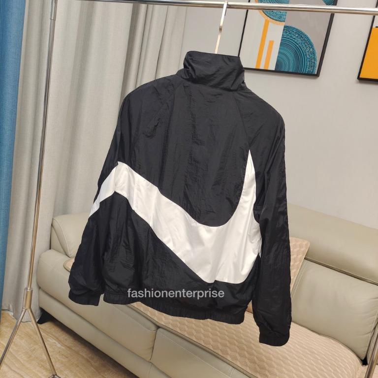 Nike sportswear swoosh shop woven full zip jacket