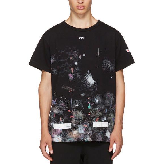 Off-White “Seeing Things” Galaxy Men's Fashion, Tops Sets, Tshirts Polo Shirts on Carousell