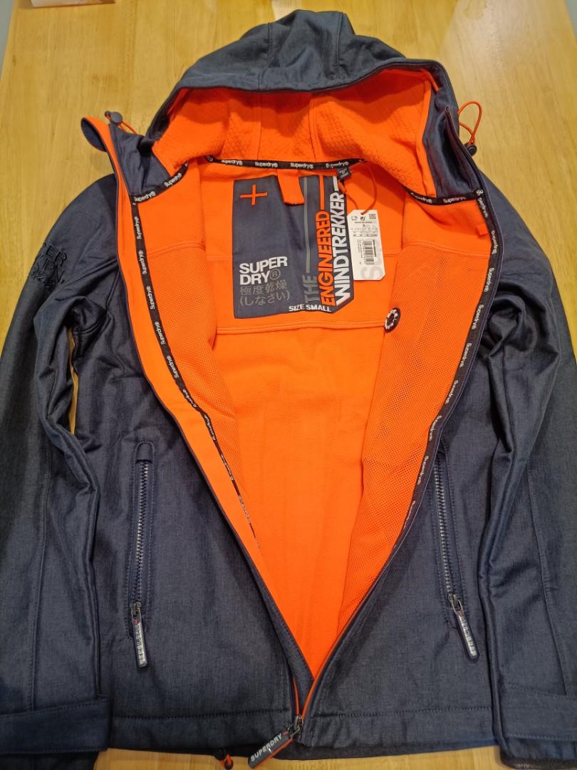 Blue and hotsell orange superdry jacket