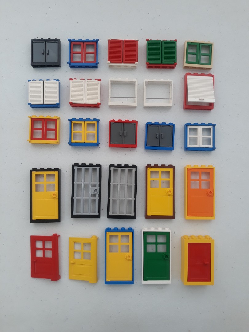 Original Lego doors and windows for sale, Hobbies & Toys, Toys & Games ...