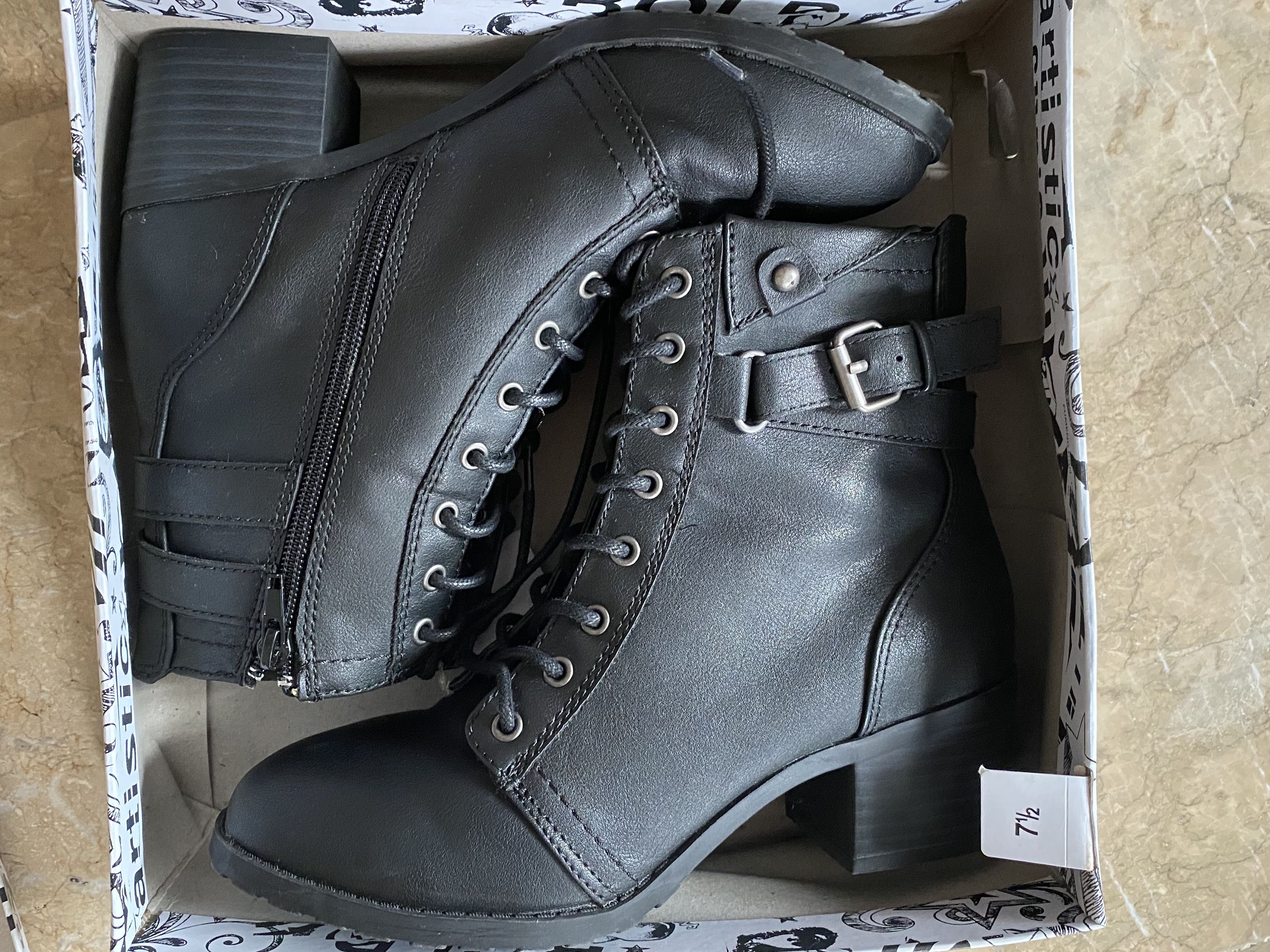 combat boots payless