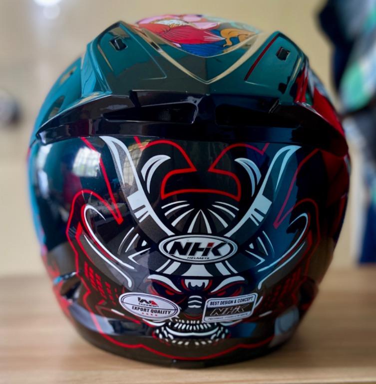 Pre loved NHK Helmet Racepro Samurai Full Face Single Visor with