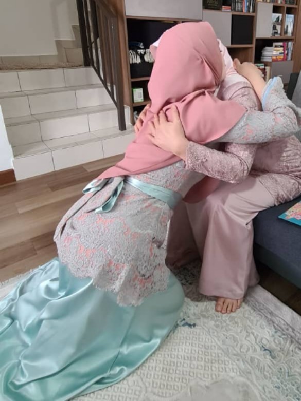 Mint green 2025 and pink dress