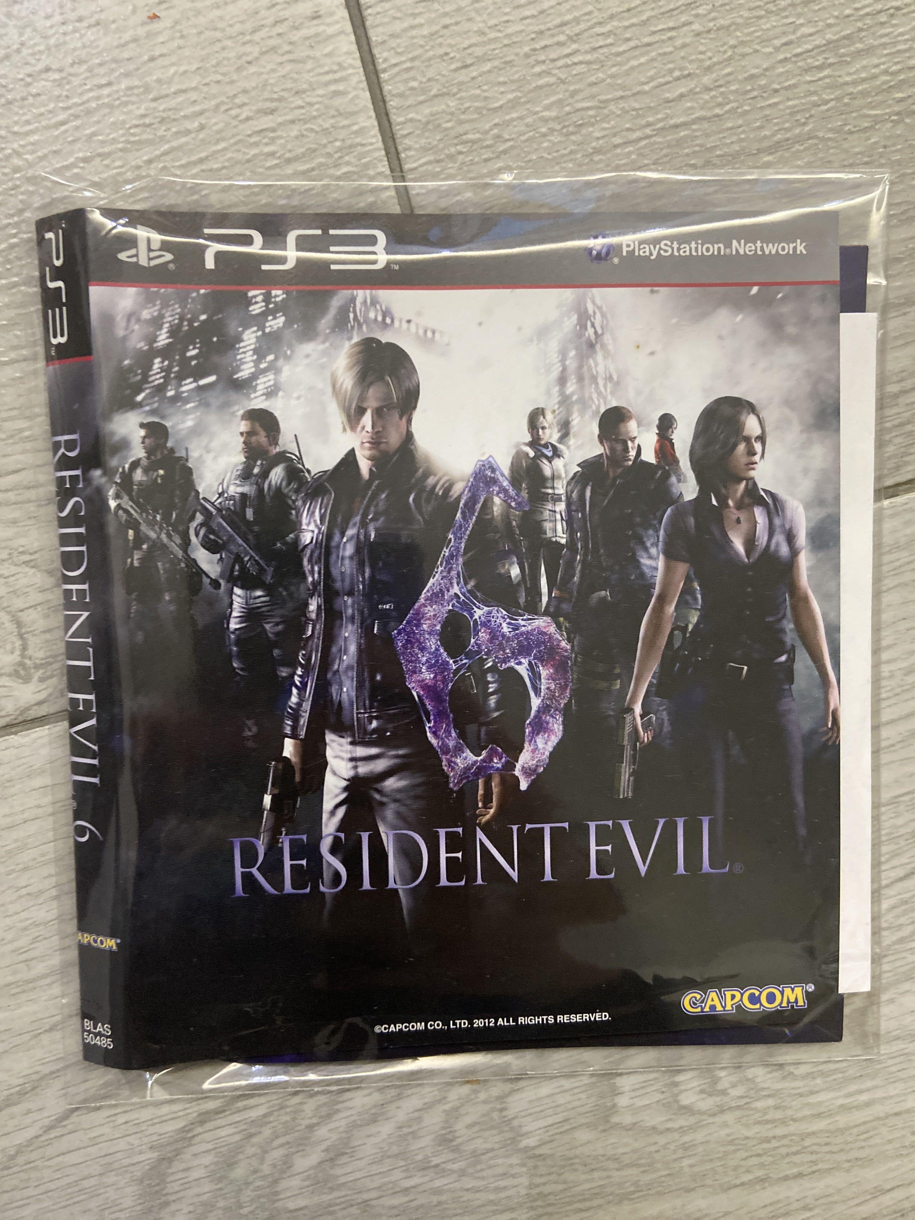 PS3 Game Resident Evil 6 Biohazard 6, 電子遊戲, 電子遊戲, PlayStation - Carousell